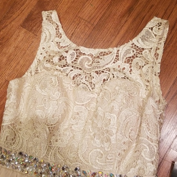 Lace&Chiffon Cocktail Dress - Picture 7 of 7